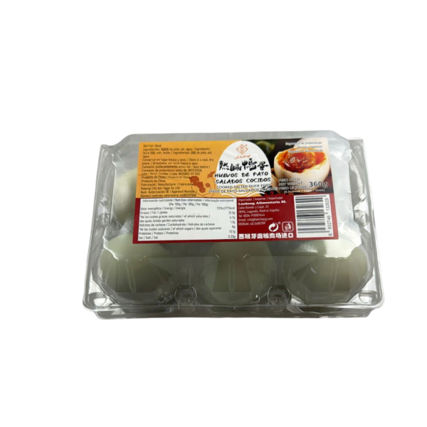 Duck Egg Cooked& Selted (6 stuks)