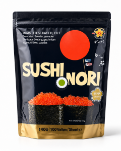 SUSHI NORI Geroosterd Zeewier, Gesneden 140g / 100 Vellen